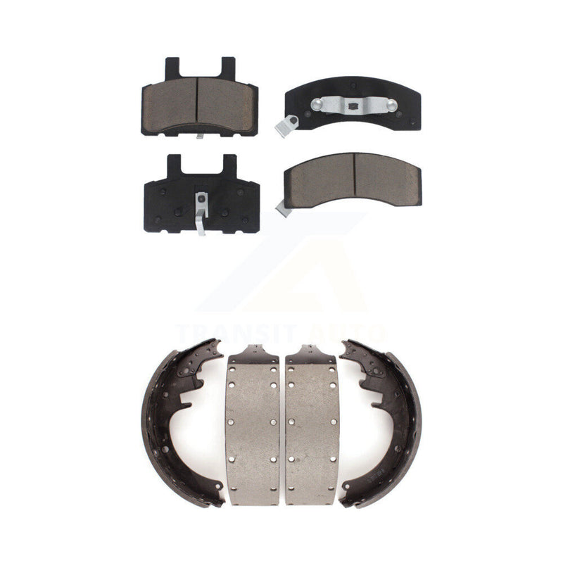 Transit Auto KCN-100345 Disc Brake Pad for 1988-2002 Chevrolet K3500, Chevrolet Express 3500, GMC G3500 & more - Front and Rear product image