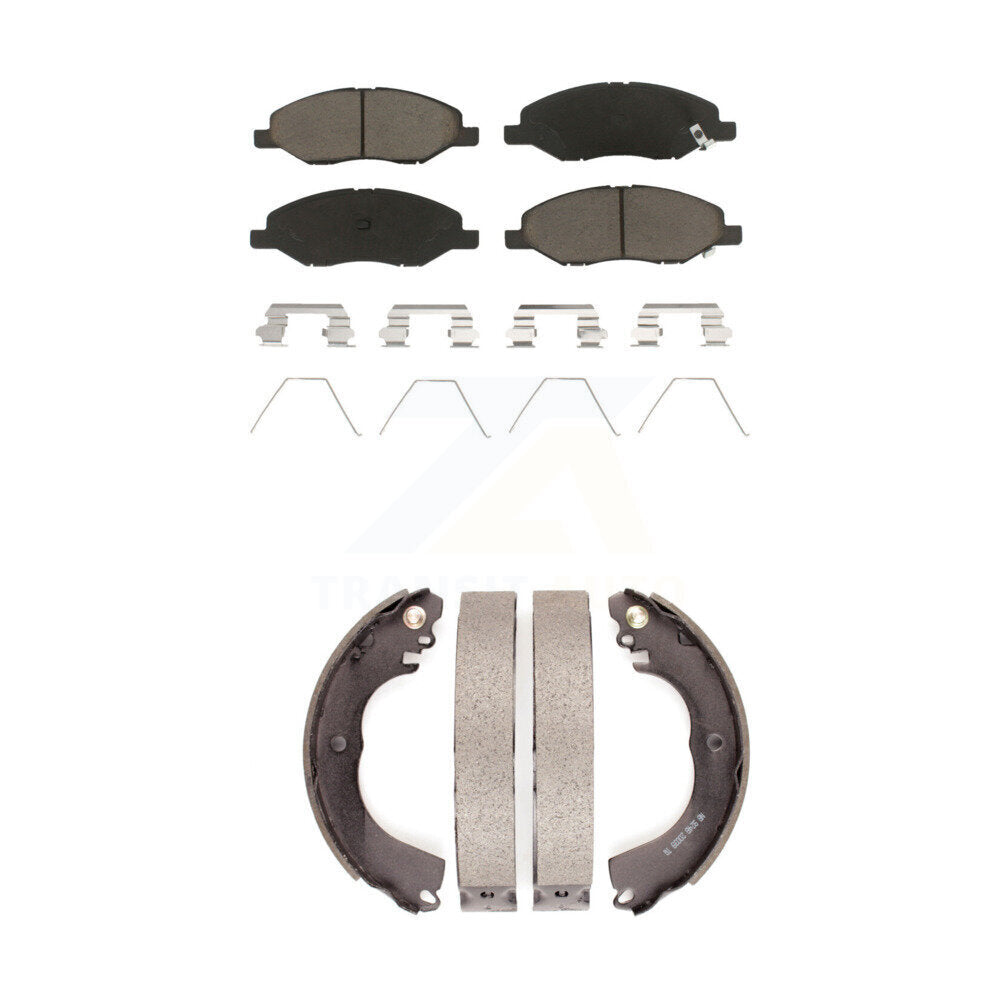 Transit Auto KCN-100349 Disc Brake Pad for 2009-2011 Nissan Versa - Front and Rear product image
