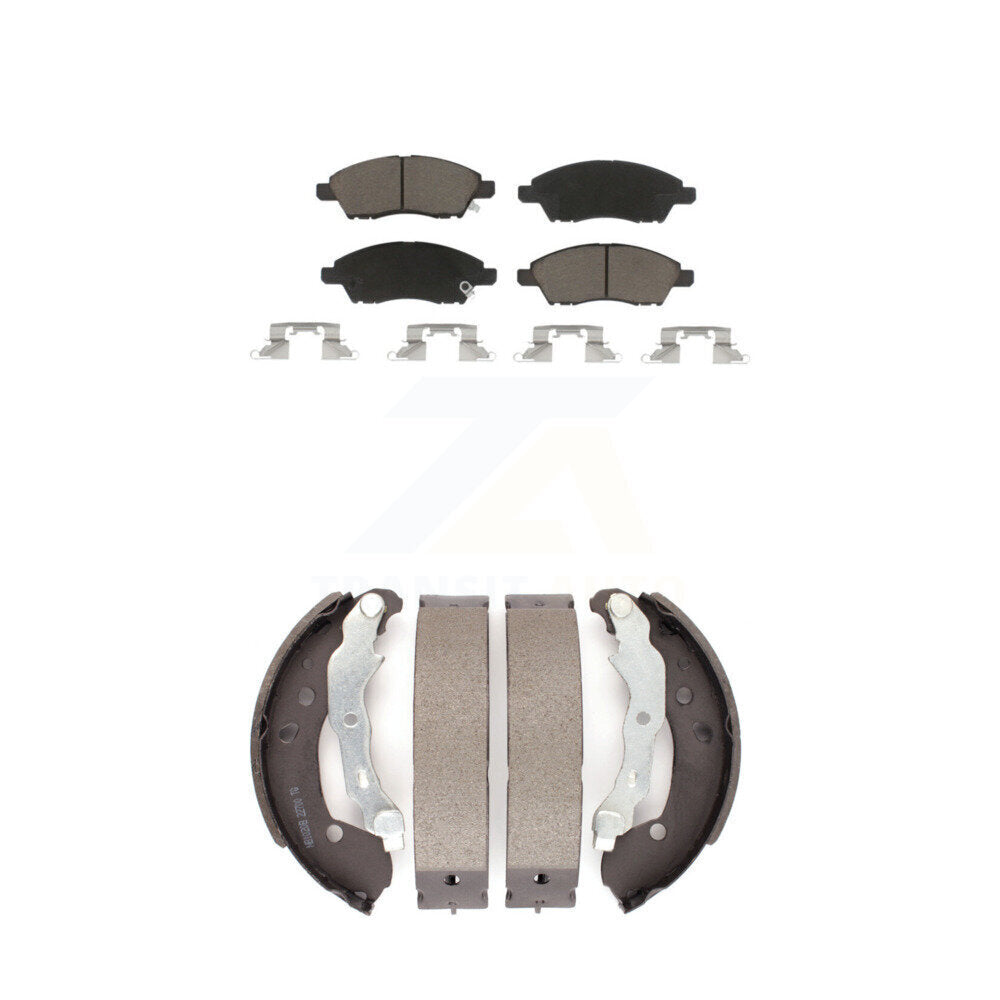 Transit Auto KCN-100353 Disc Brake Pad for 2012-2019 Nissan Micra, Nissan Versa, Nissan Versa Note - Front and Rear product image