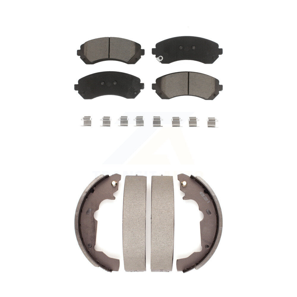 Transit Auto KCN-100357 Disc Brake Pad for 2001-2005 Pontiac Aztek - Front and Rear product image