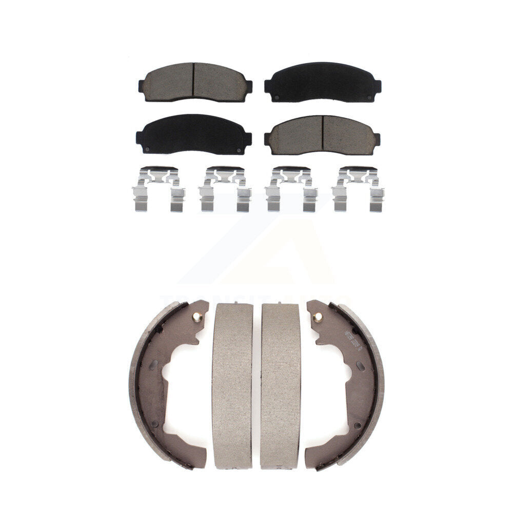 Transit Auto KCN-100358 Disc Brake Pad for 2002-2007 Pontiac Torrent, Chevrolet Equinox, Saturn Vue - Front and Rear product image