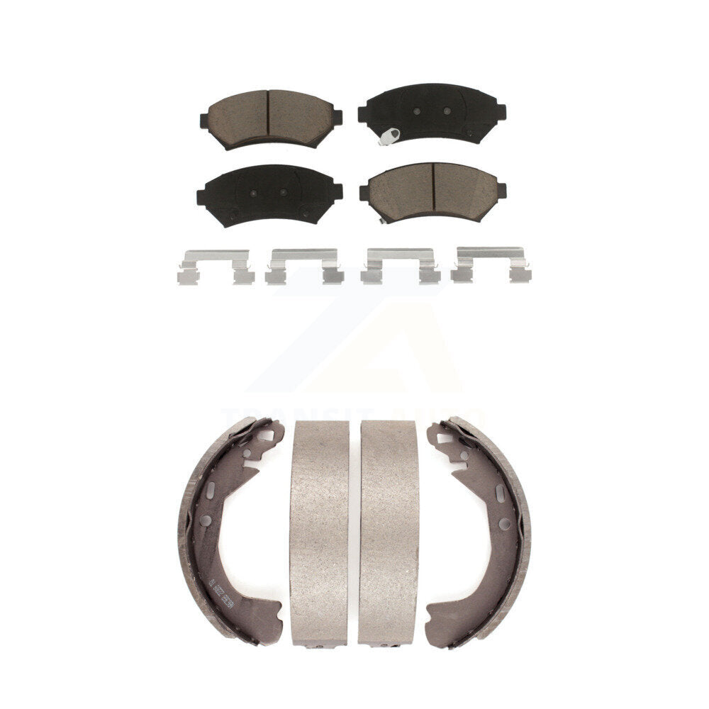 Transit Auto KCN-100362 Disc Brake Pad for 1997-2005 Chevrolet Venture, Pontiac Montana, Cadillac DeVille & more - Front and Rear product image