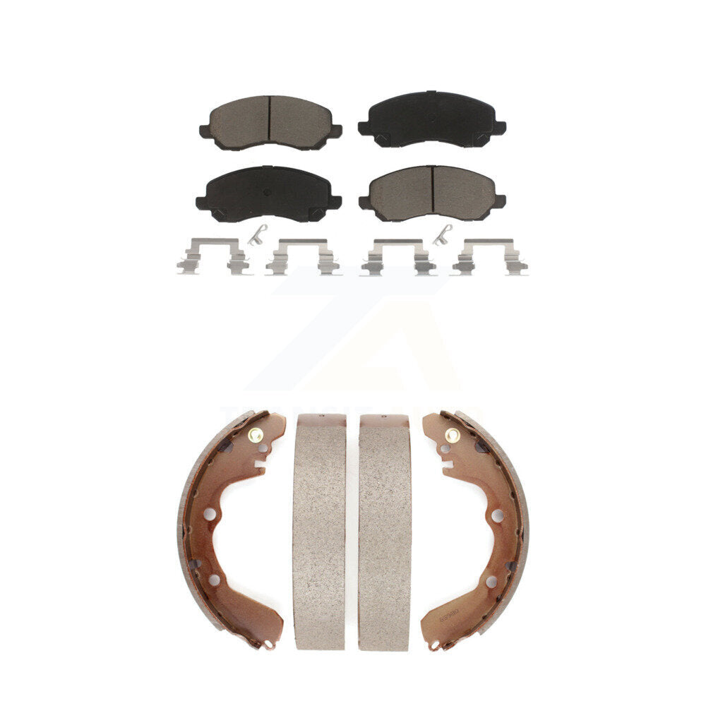 Transit Auto KCN-100367 Disc Brake Pad for 2001-2005 Mitsubishi Eclipse, Mitsubishi Galant, Chrysler Sebring & more - Front and Rear product image