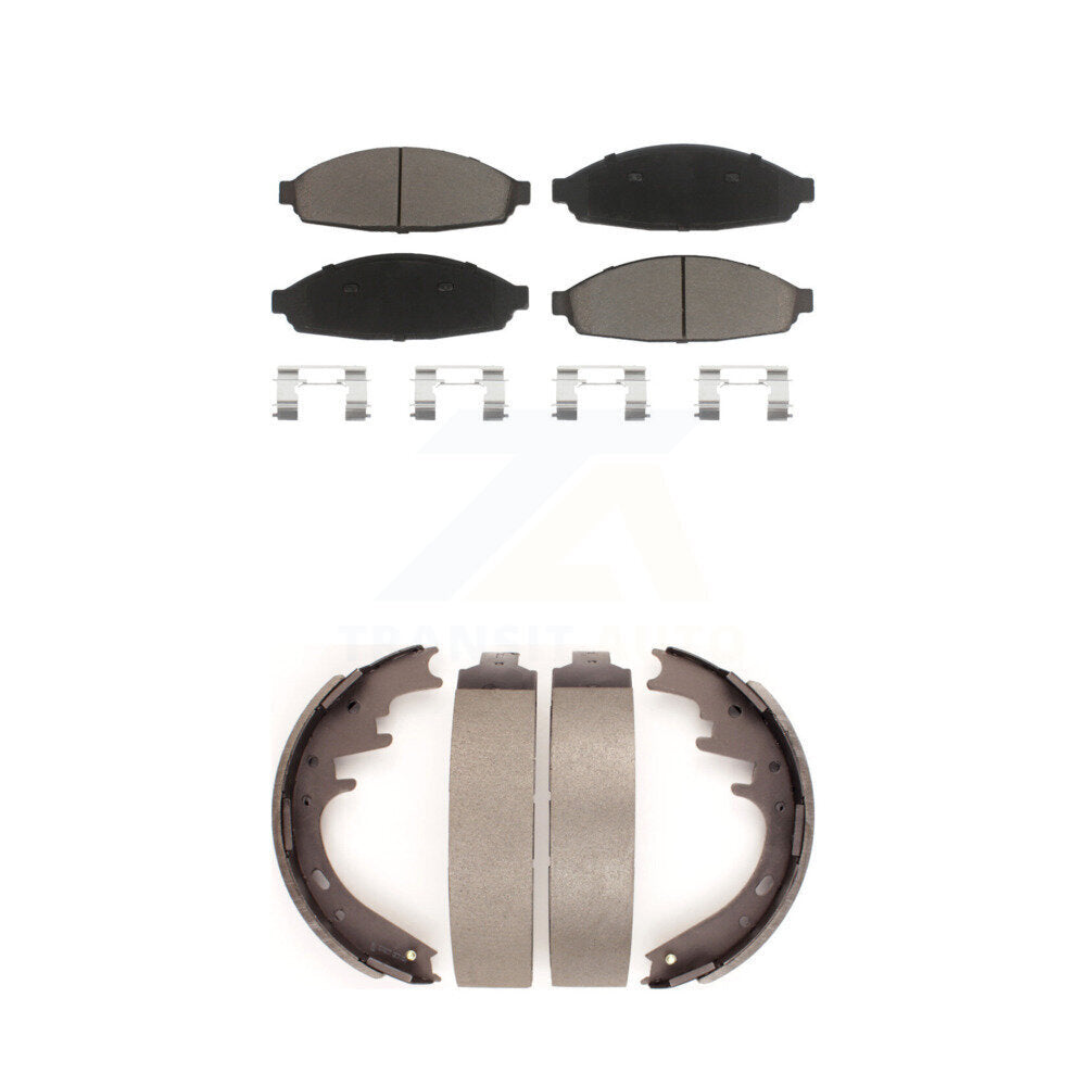 Transit Auto KCN-100373 Disc Brake Pad for 2003-2005 Lincoln Town Car - Front and Rear product image