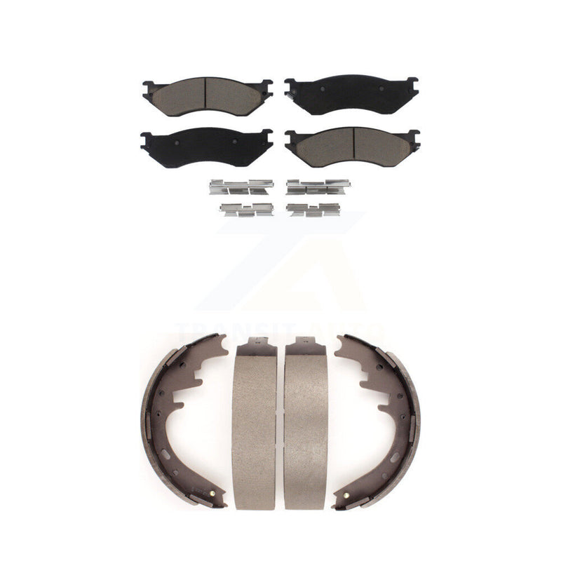 Transit Auto KCN-100376 Disc Brake Pad for 1998-2002 Dodge Ram 1500, Dodge Ram 1500 Van, Ford F-150 & more - Front and Rear product image