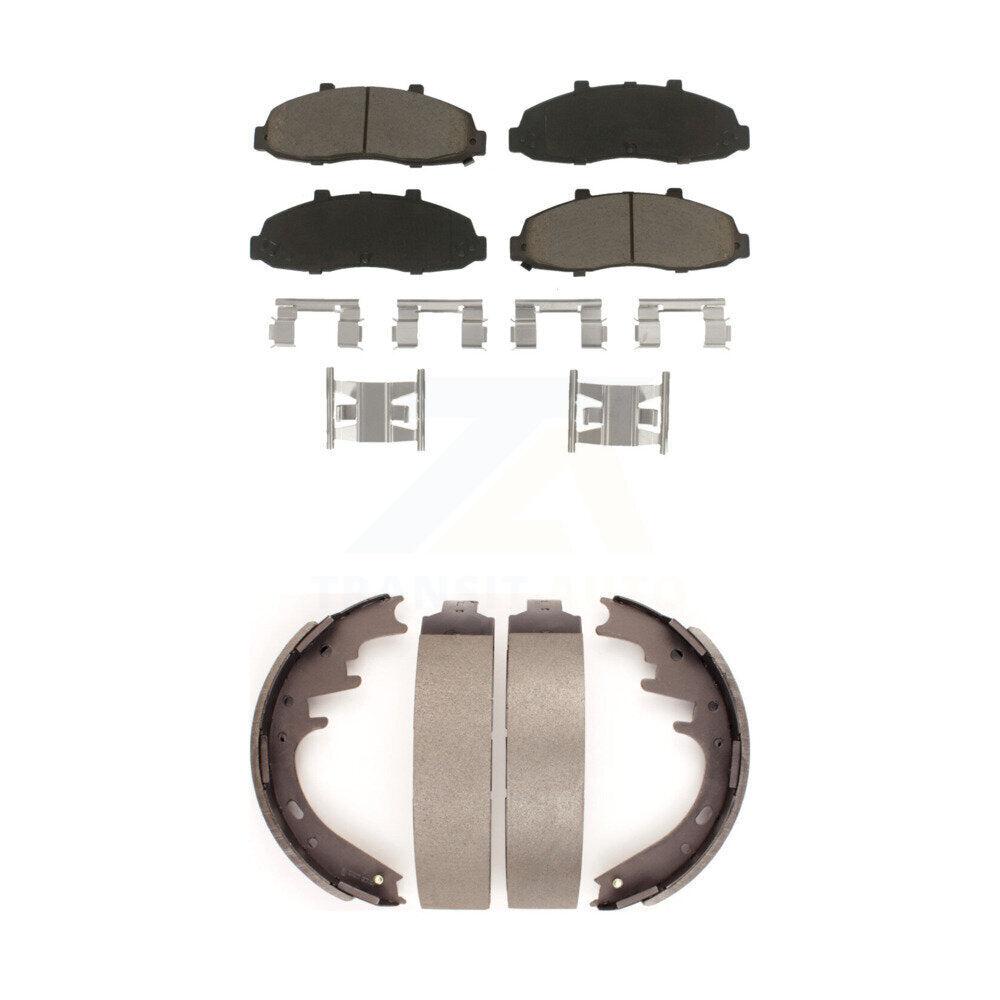 Transit Auto KCN-100377 Disc Brake Pad for 1997-2001 Ford F-150 - Front and Rear product image