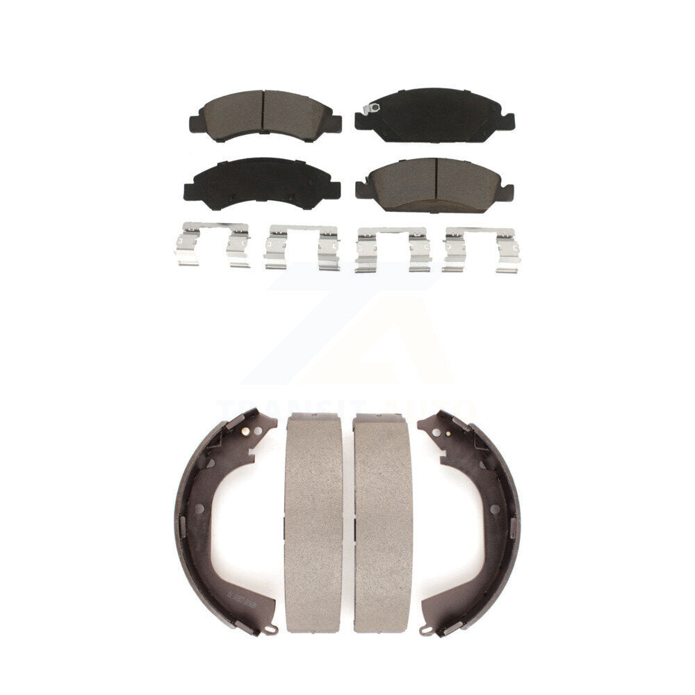 Transit Auto KCN-100381 Disc Brake Pad for 2008-2013 Chevrolet Silverado 1500, GMC Sierra 1500 - Front and Rear product image