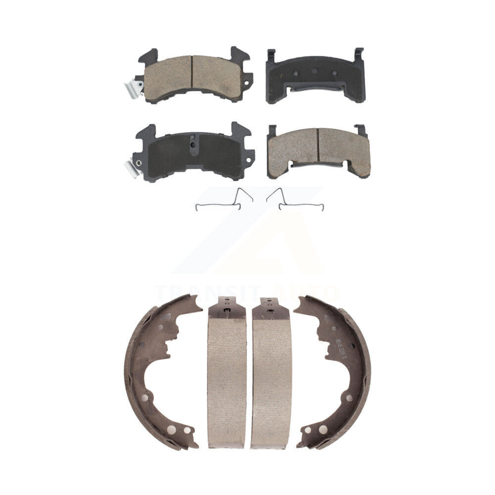 Transit Auto KCN-100388 Disc Brake Pad for 1980-2002 Chevrolet S10, GMC Sonoma, Isuzu Hombre & more - Front and Rear product image