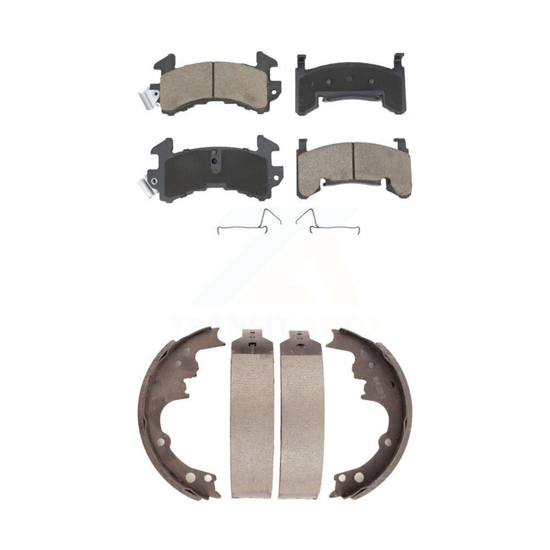 Transit Auto KCN-100388 Disc Brake Pad for 1980-2002 Chevrolet S10, GMC Sonoma, Isuzu Hombre & more - Front and Rear product image