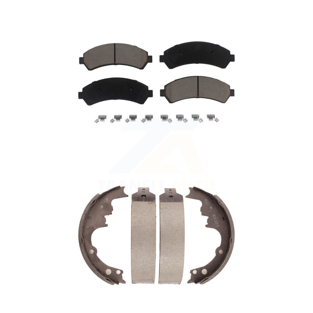 Transit Auto KCN-100389 Disc Brake Pad for 1997-2003 Chevrolet S10, Chevrolet Blazer, GMC Jimmy - Front and Rear product image