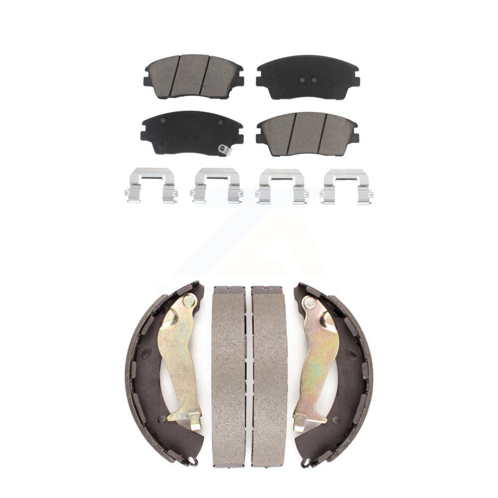 Transit Auto KCN-100392 Disc Brake Pad for 2017-2020 Hyundai Elantra - Front and Rear product image