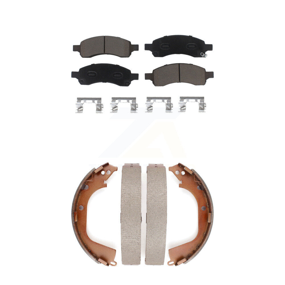 Transit Auto KCN-100395 Disc Brake Pad for 2009-2012 Chevrolet Colorado, GMC Canyon - Front and Rear product image