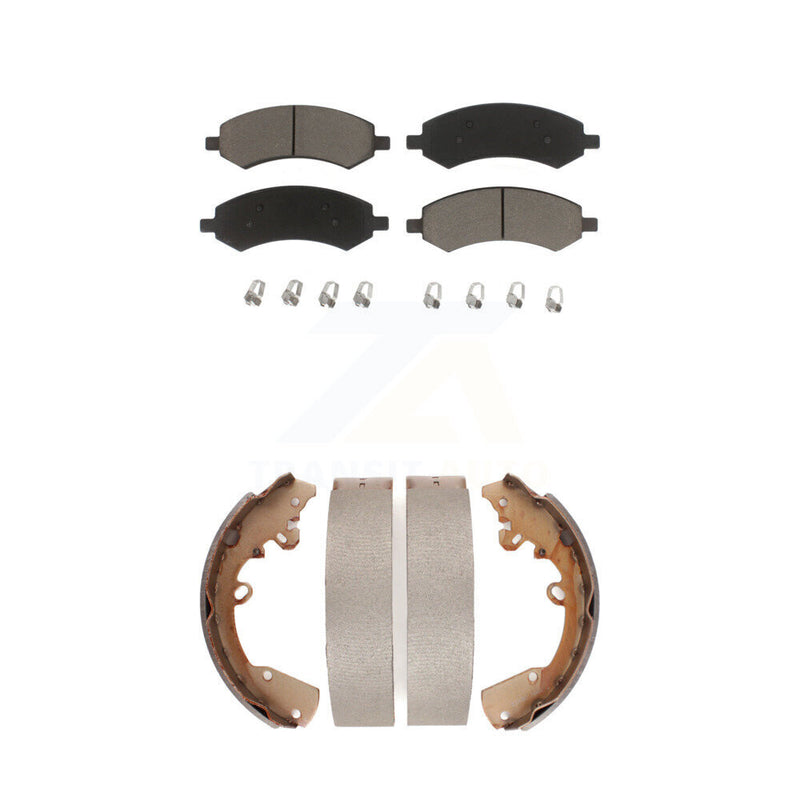 Transit Auto KCN-100396 Disc Brake Pad for 2005-2011 Ram Dakota, Mitsubishi Raider, Dodge Dakota - Front and Rear product image
