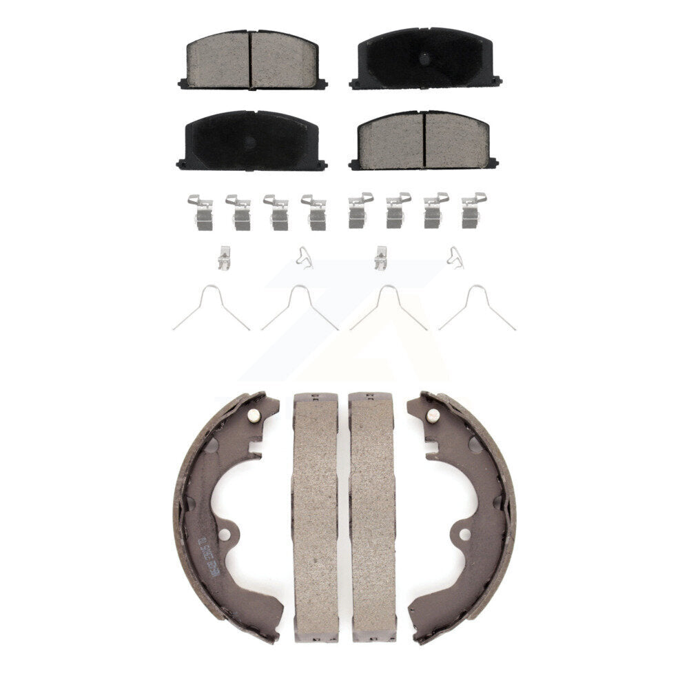 Transit Auto KCN-100412 Disc Brake Pad for 1991-1999 Toyota Paseo, Toyota Tercel - Front and Rear product image