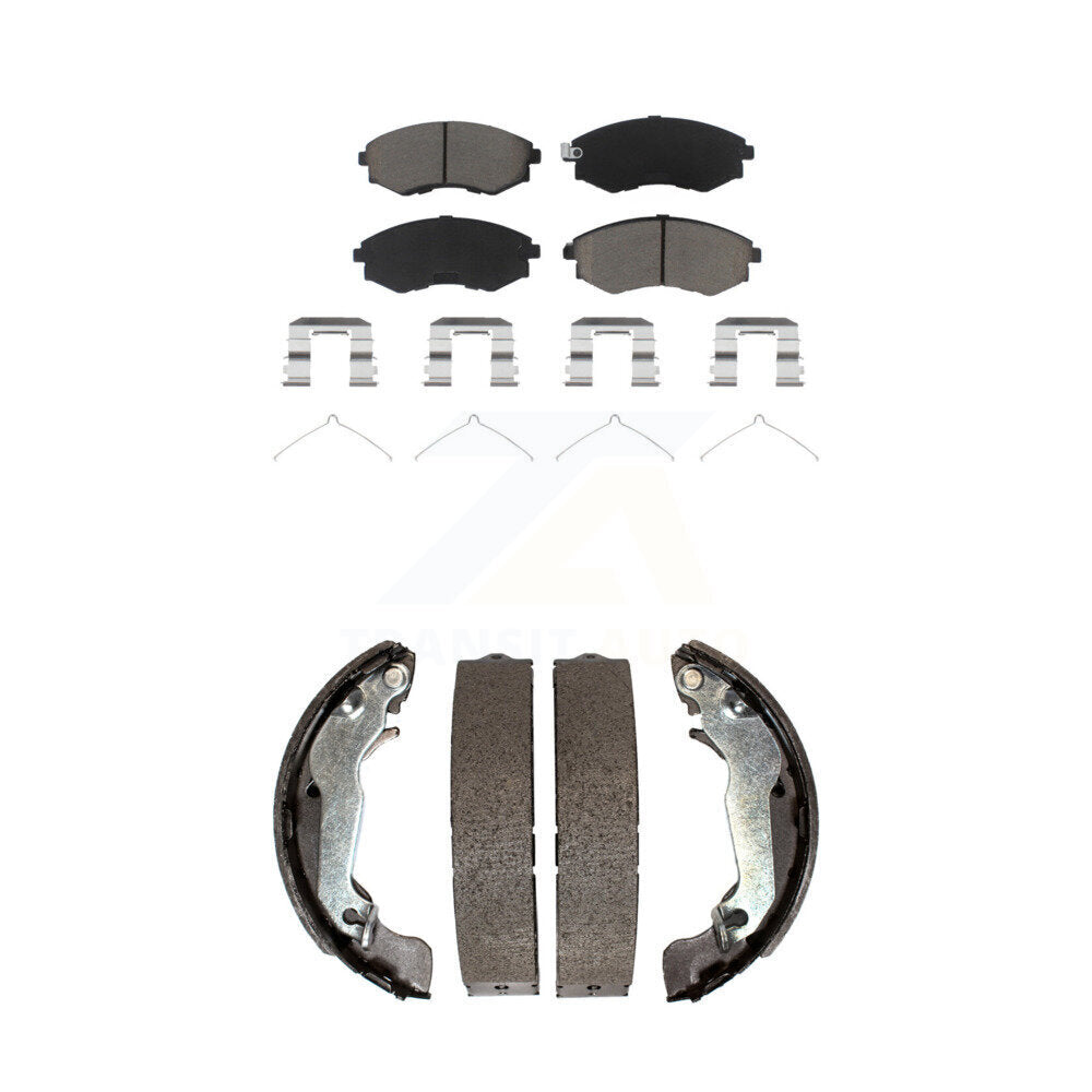 Transit Auto KCN-100413 Disc Brake Pad for 1992-2006 Hyundai Elantra, Hyundai Tiburon - Front and Rear product image