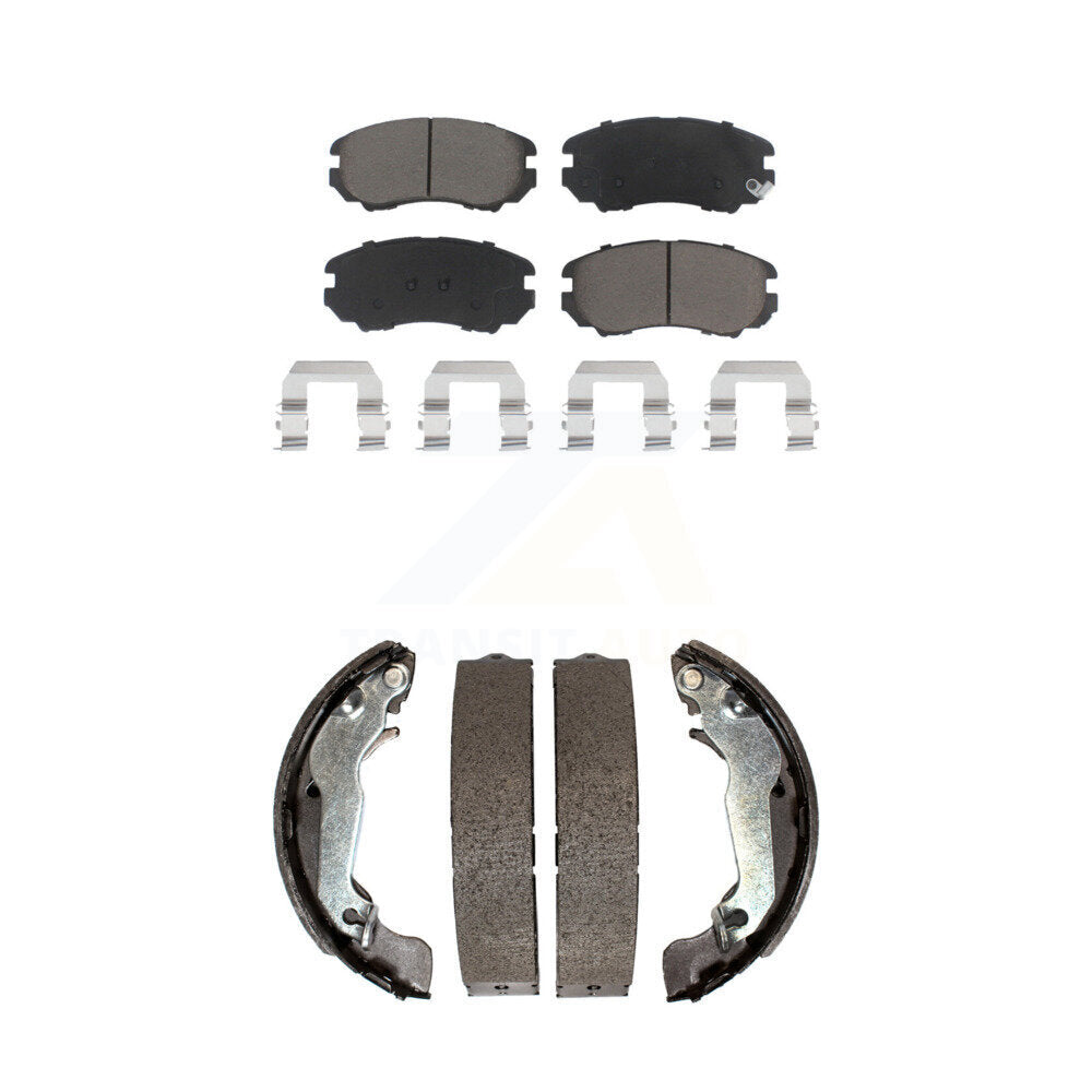 Transit Auto KCN-100415 Disc Brake Pad for 2007-2010 Hyundai Elantra - Front and Rear product image