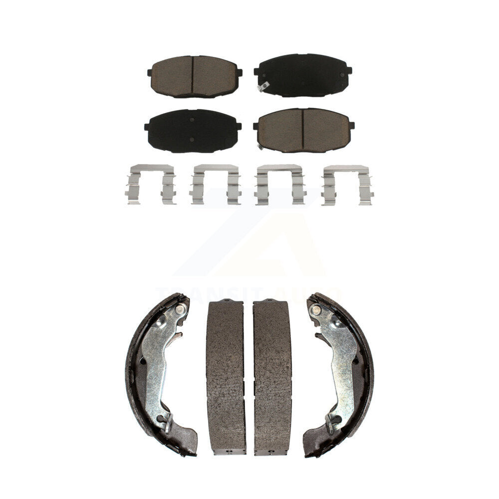 Transit Auto KCN-100419 Disc Brake Pad for 2009-2010 Hyundai Elantra - Front and Rear product image