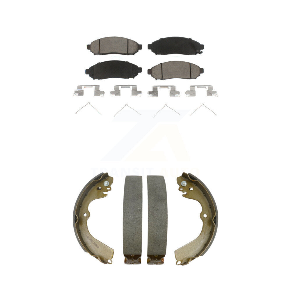 Transit Auto KCN-100421 Disc Brake Pad for 2013-2021 Nissan NV200, Chevrolet City Express - Front and Rear product image