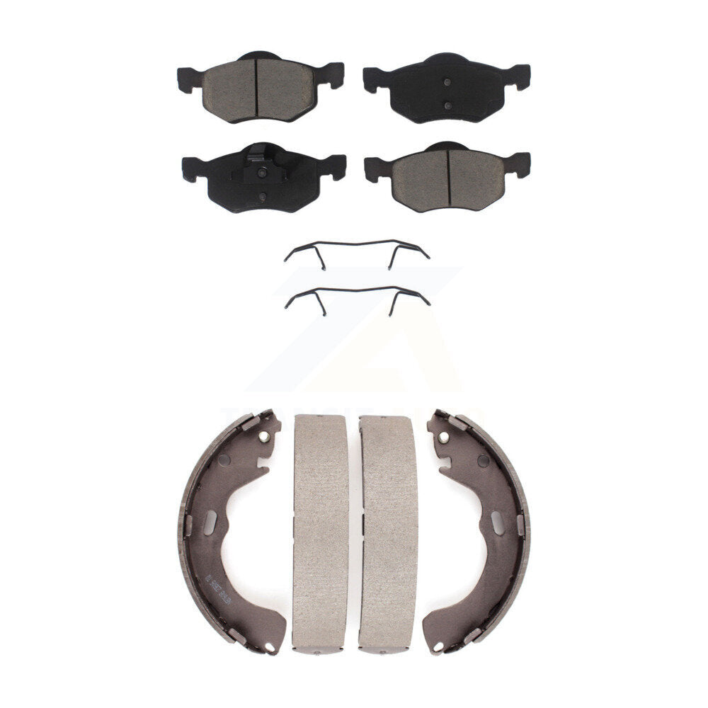 Transit Auto KCN-100434 Disc Brake Pad for 2001-2007 Ford Escape, Mercury Mariner, Mazda Tribute - Front and Rear product image