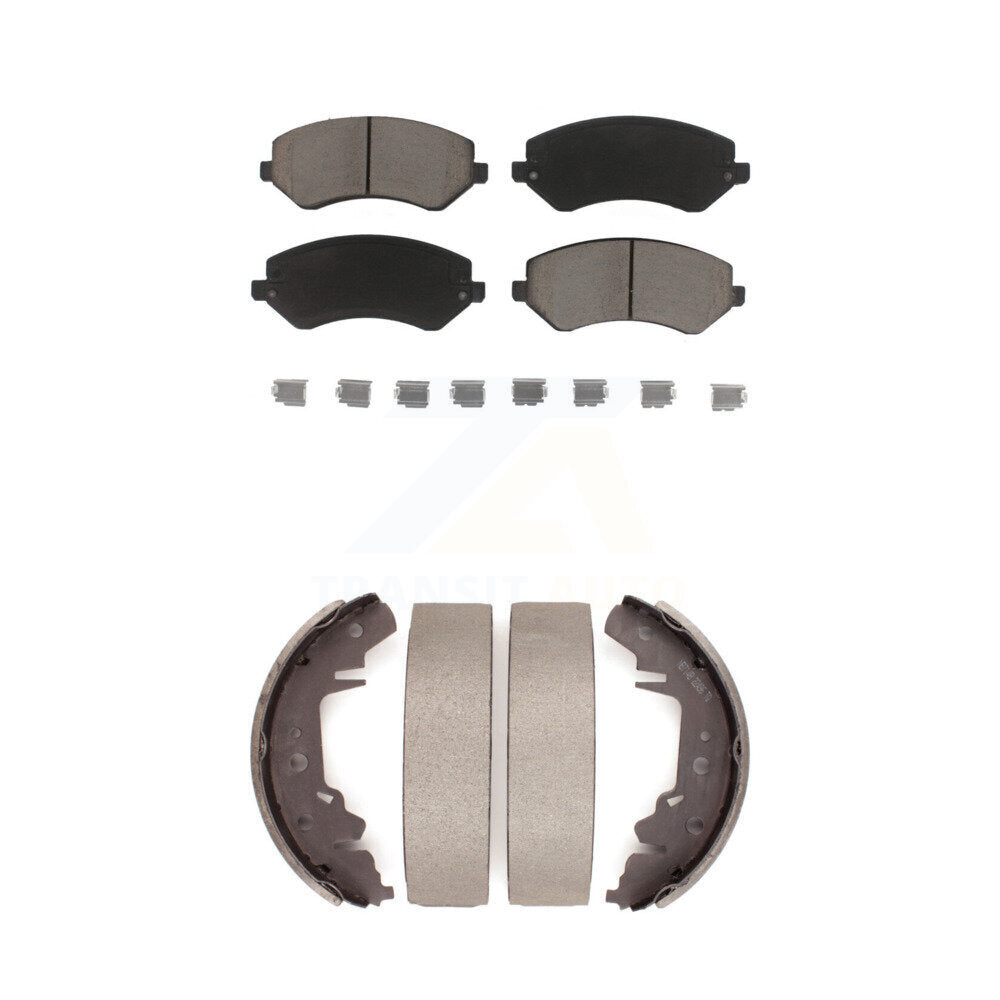 Transit Auto KCN-100438 Disc Brake Pad for 2001-2007 Dodge Caravan, Chrysler Town & Country, Chrysler Voyager & more - Front and Rear product image