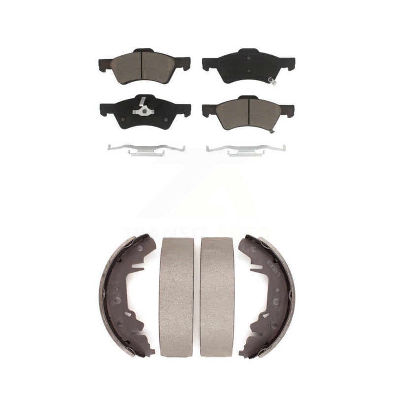 Transit Auto KCN-100439 Disc Brake Pad for 2001-2007 Chrysler Town & Country, Dodge Caravan, Chrysler Voyager & more - Front and Rear product image