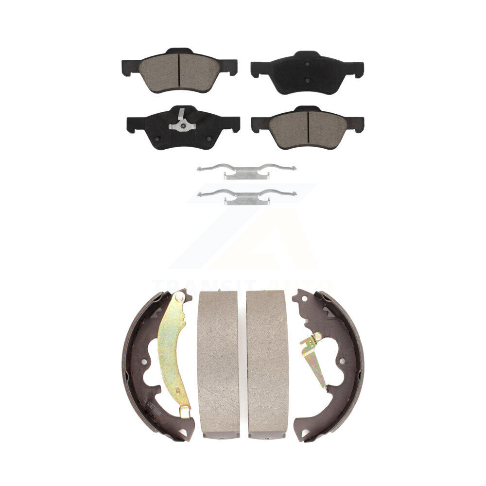 Transit Auto KCN-100442 Disc Brake Pad for 2010-2012 Ford Escape, Mercury Mariner - Front and Rear product image