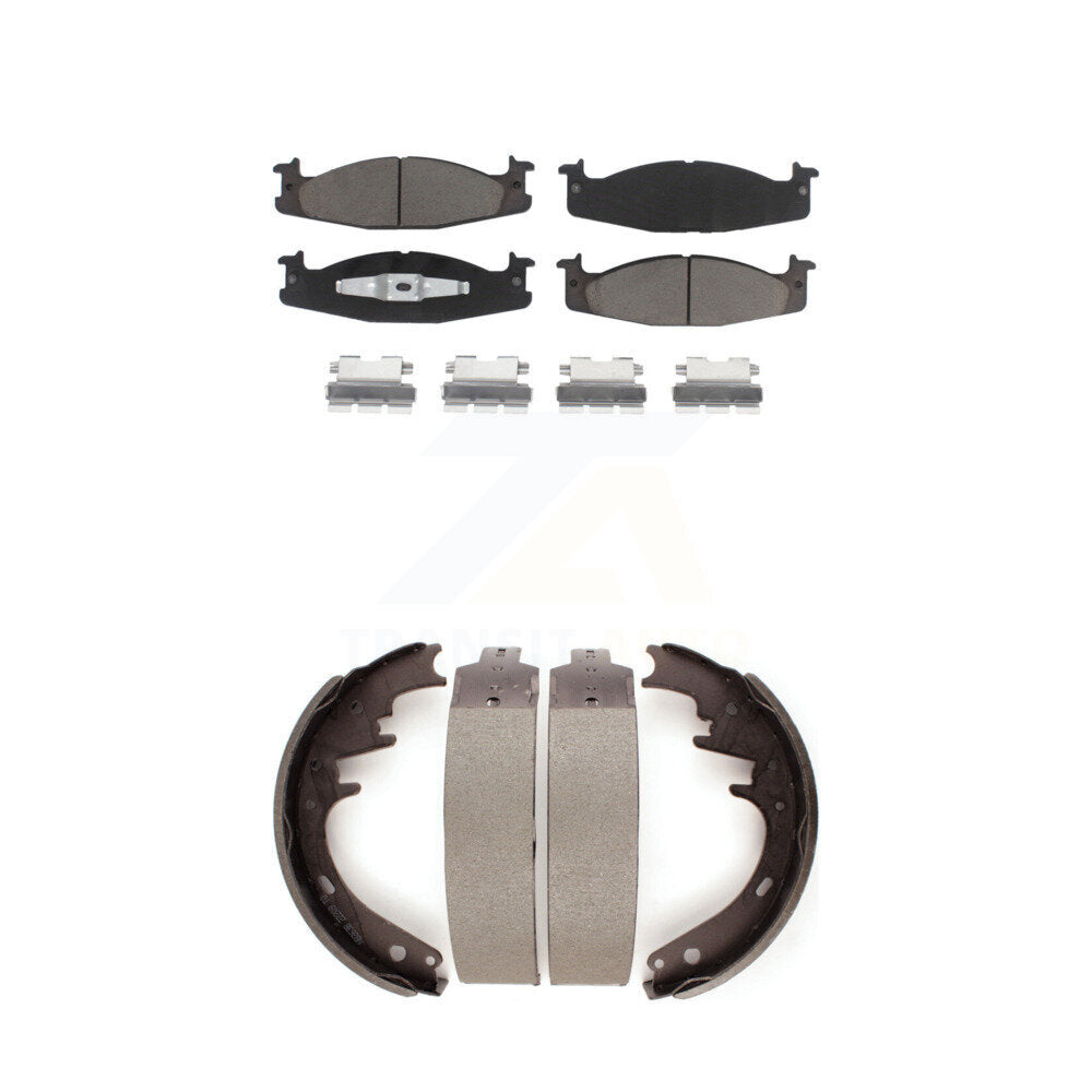 Transit Auto KCN-100443 Disc Brake Pad for 1994-1996 Ford Bronco, Ford E-150 Econoline, Ford E-150 Econoline Club Wagon & more - Front and Rear product image