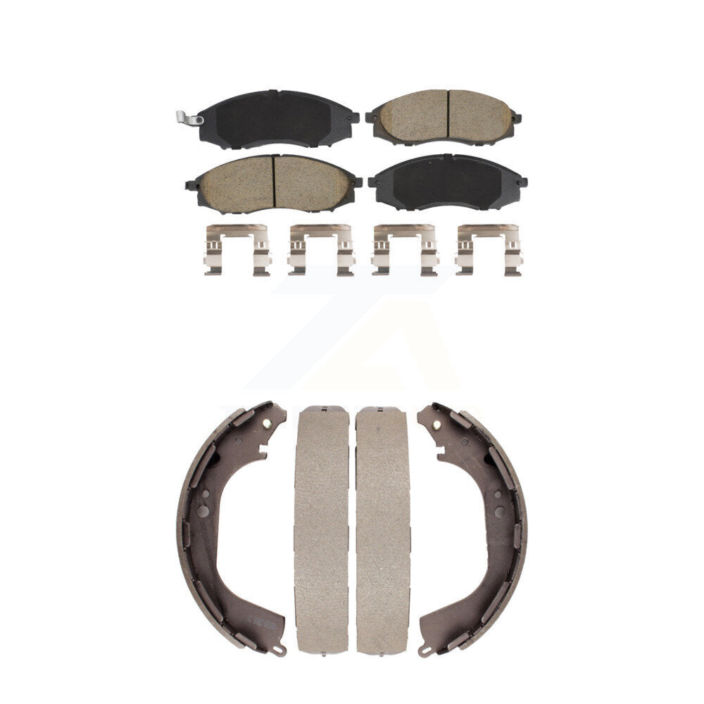Transit Auto KCN-100459 Disc Brake Pad for 2000-2004 Nissan Frontier, Nissan Xterra - Front and Rear product image