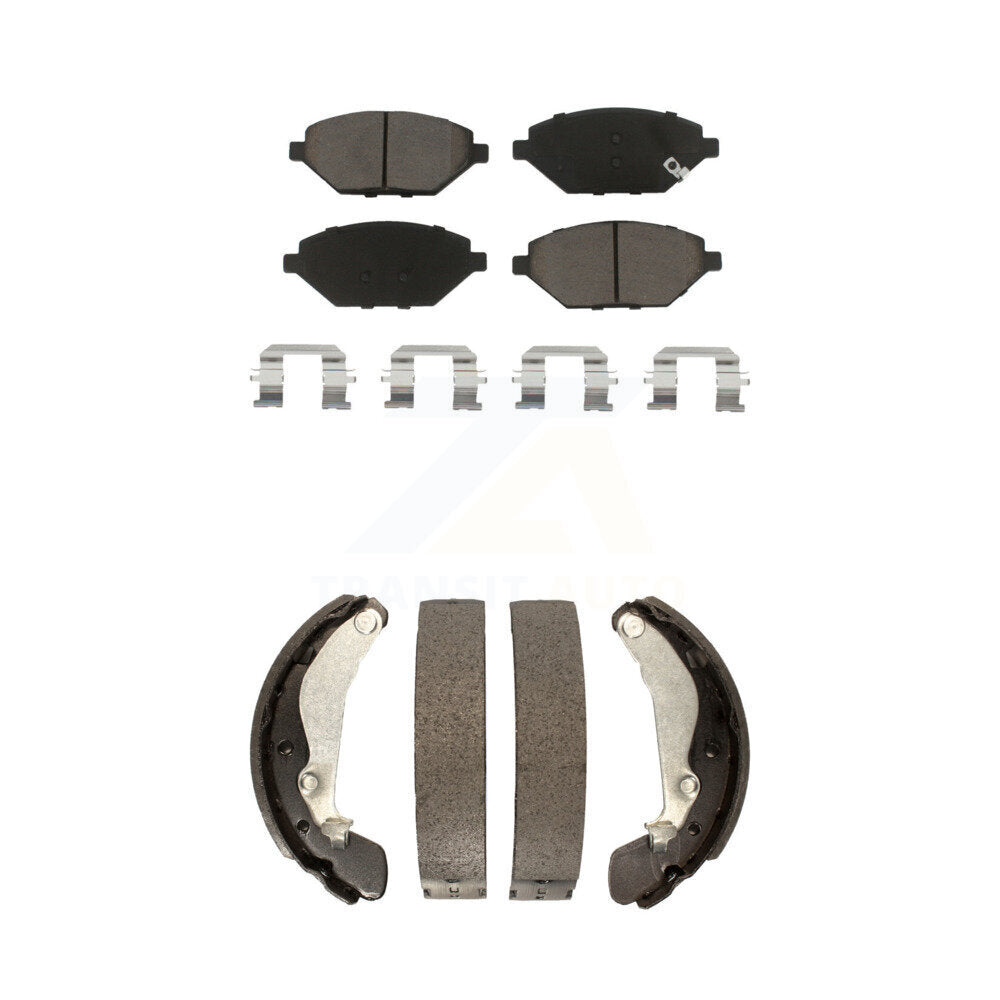 Transit Auto KCN-100468 Disc Brake Pad for 2016-2021 Chevrolet Spark - Front and Rear product image