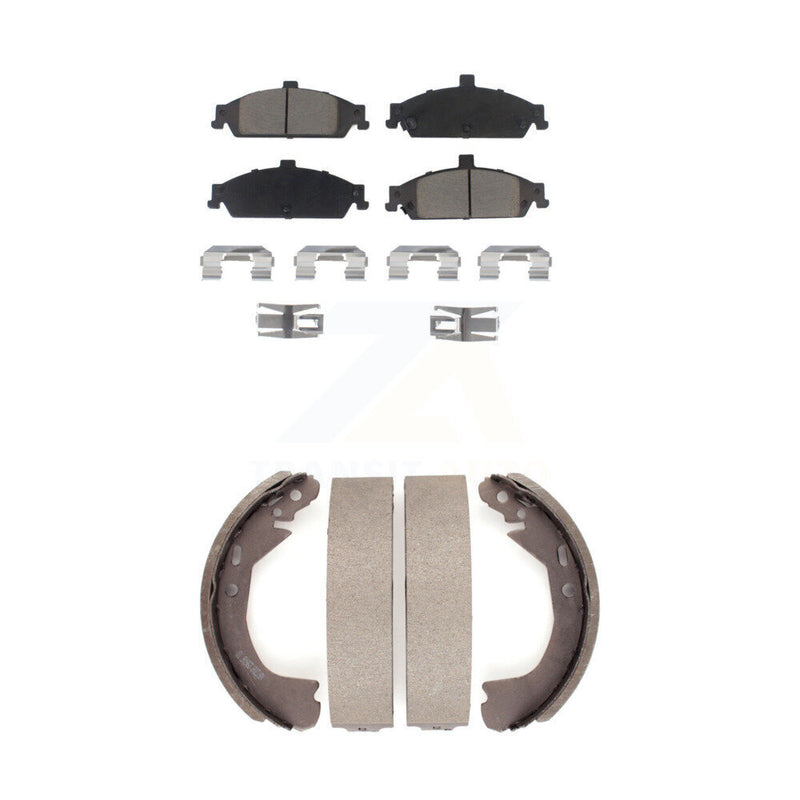 Transit Auto KCN-100470 Disc Brake Pad for 1997-2005 Chevrolet Classic, Oldsmobile Alero, Pontiac Grand Am & more - Front and Rear product image