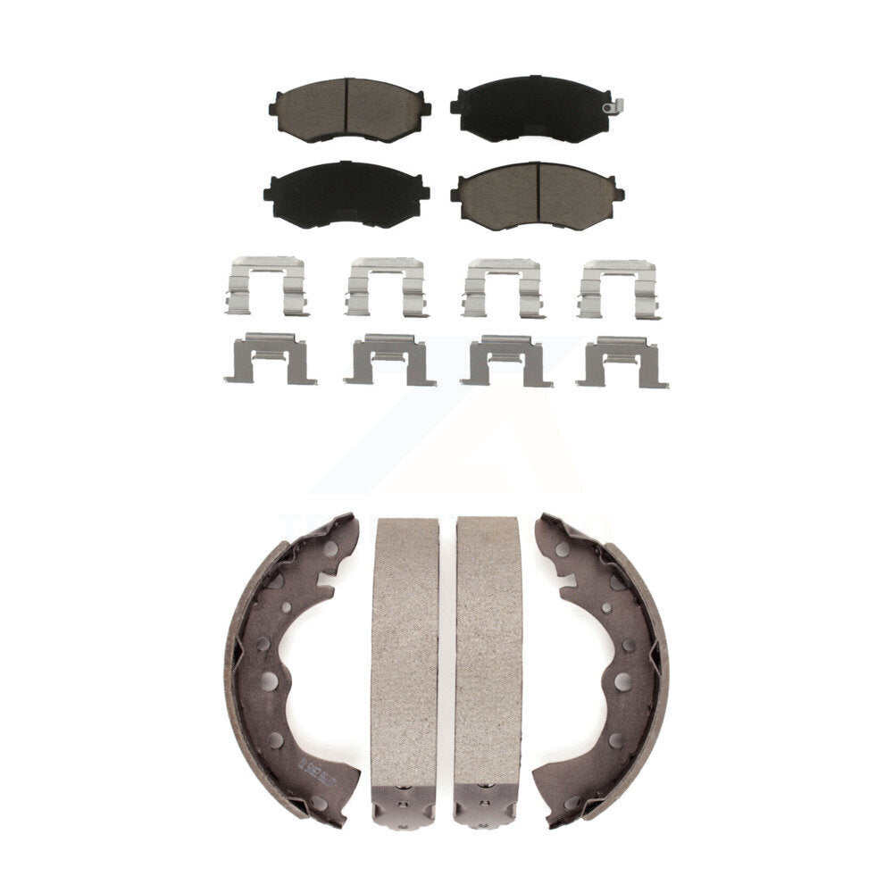 Transit Auto KCN-100472 Disc Brake Pad for 2002-2006 Nissan Sentra - Front and Rear product image