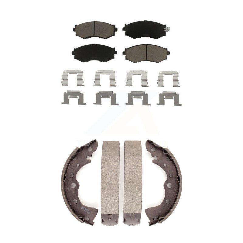 Transit Auto KCN-100472 Disc Brake Pad for 2002-2006 Nissan Sentra - Front and Rear product image