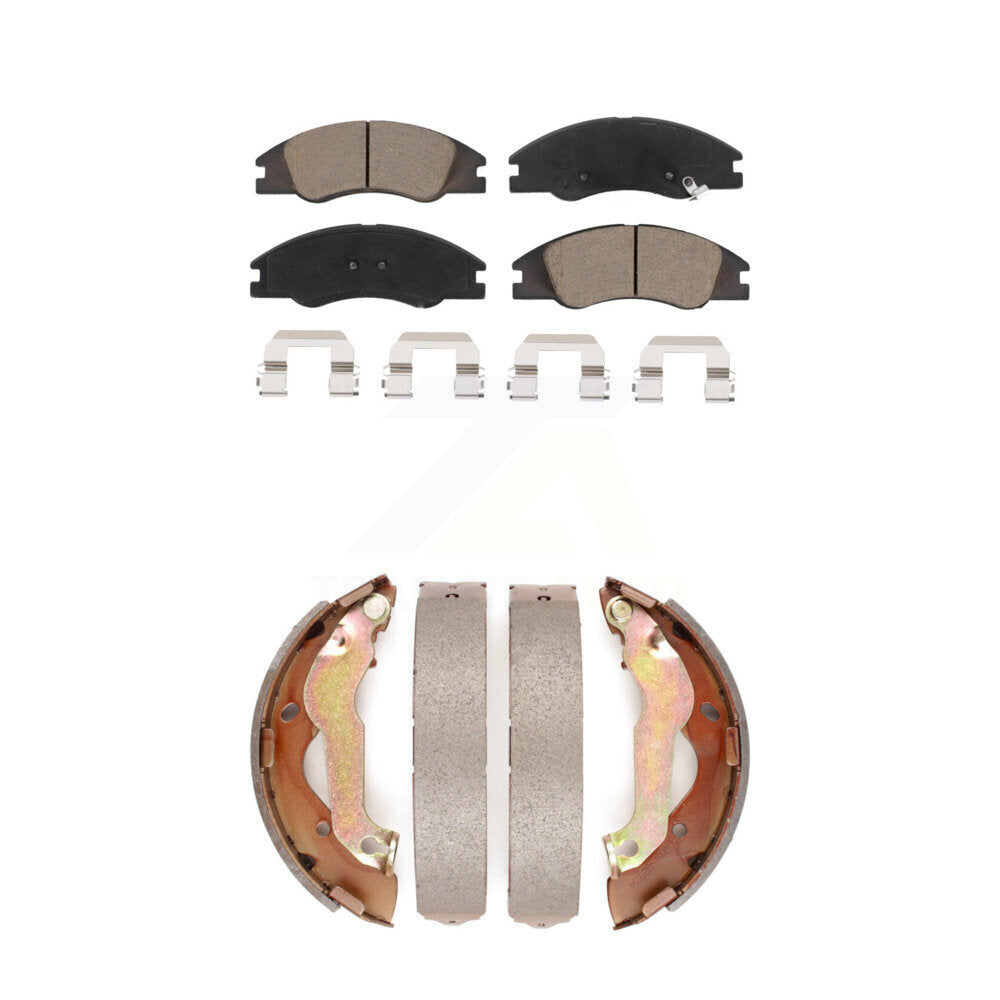 Transit Auto KCN-100475 Disc Brake Pad for 2007-2009 Kia Spectra - Front and Rear product image