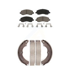 Transit Auto KCN-100490 Disc Brake Pad for 2004-2015 Mitsubishi Lancer - Front and Rear product image