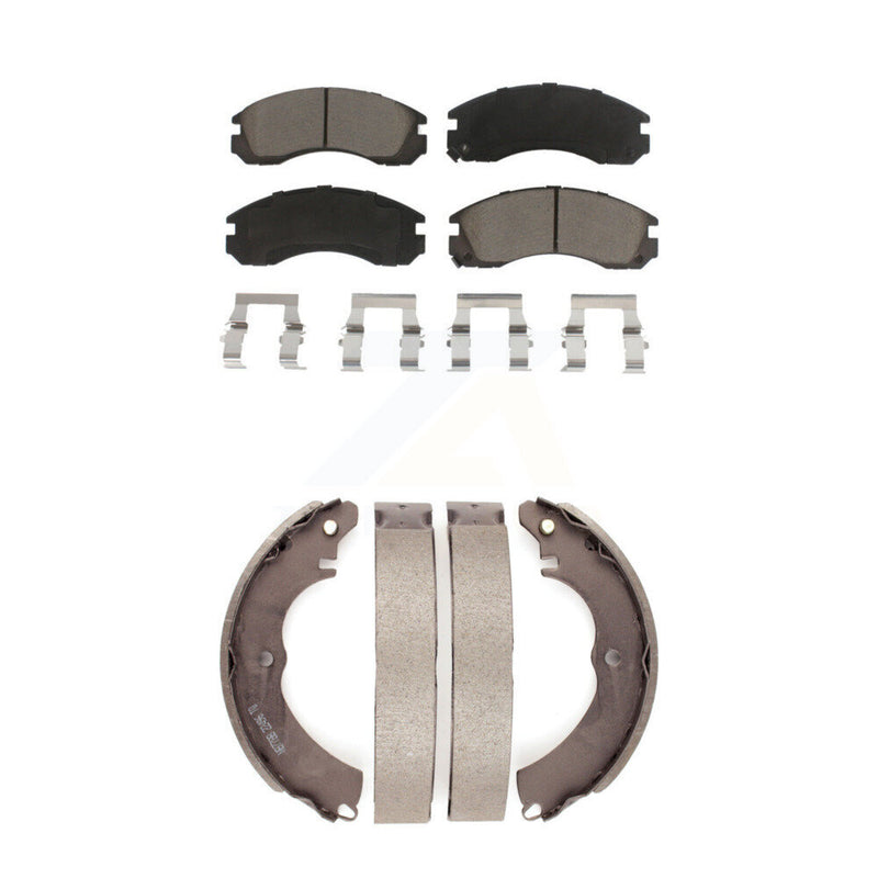 Transit Auto KCN-100491 Disc Brake Pad for 2009-2011 Mitsubishi Lancer - Front and Rear product image