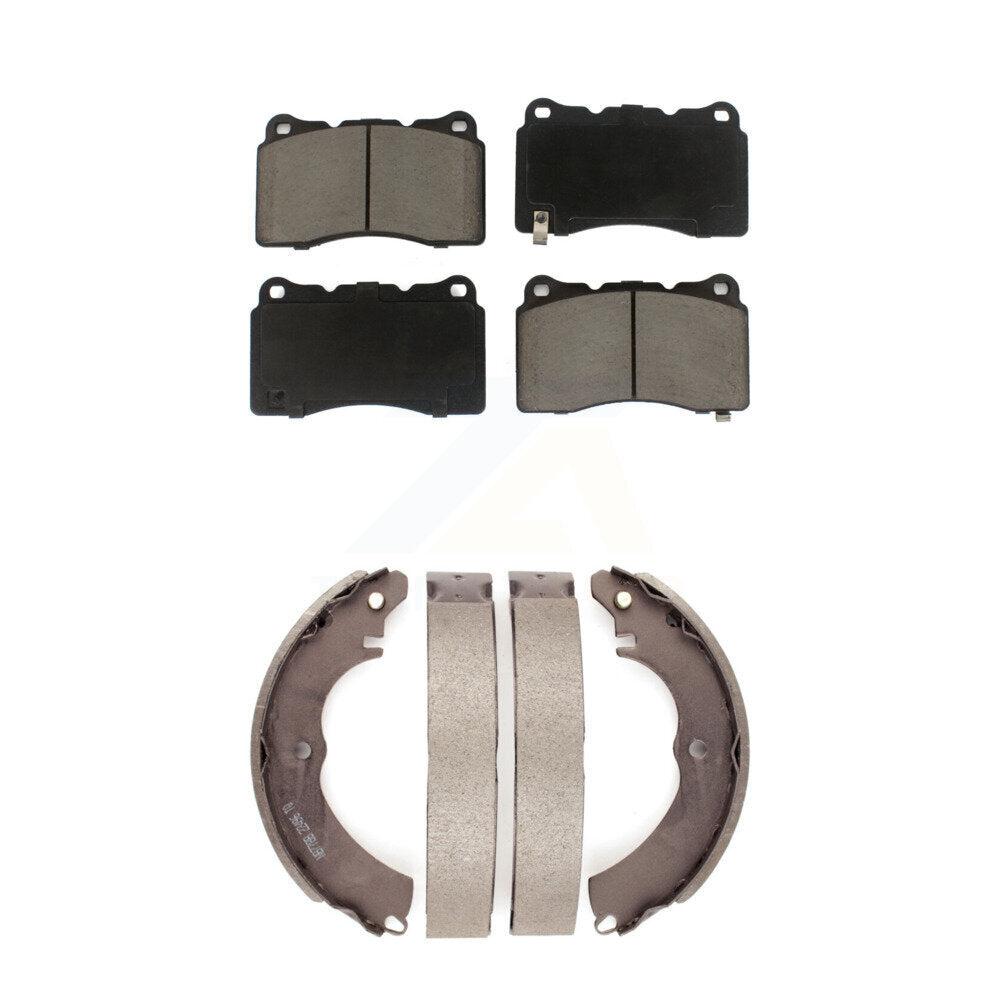 Transit Auto KCN-100492 Disc Brake Pad for 2003-2011 Mitsubishi Lancer - Front and Rear product image