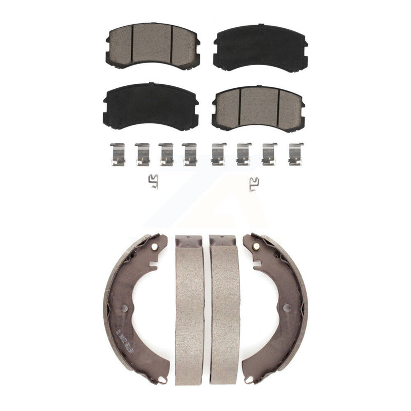 Transit Auto KCN-100493 Disc Brake Pad for 2002-2007 Mitsubishi Lancer - Front and Rear product image