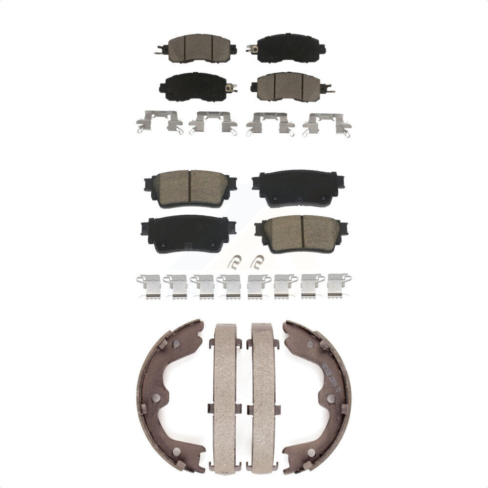 Transit Auto KCN-100758 Disc Brake Pad for 2019-2023 Nissan Altima - Front and Rear product image
