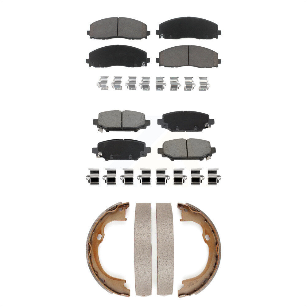 Transit Auto KCN-100759 Disc Brake Pad for 2022 Jeep Wrangler - Front and Rear product image