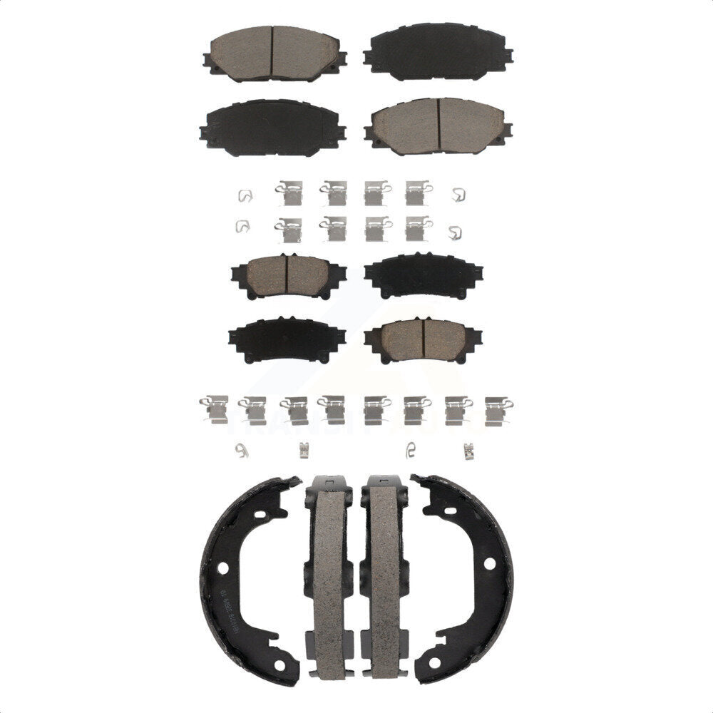 Transit Auto KCN-100762 Disc Brake Pad for 2016-2020 Toyota Mirai - Front and Rear product image