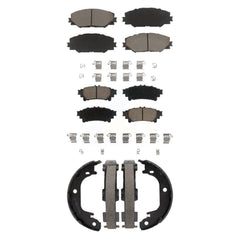 Transit Auto KCN-100762 Disc Brake Pad for 2016-2020 Toyota Mirai - Front and Rear product image