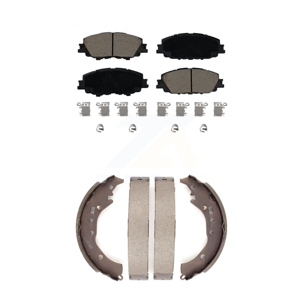 Transit Auto KCN-100767 Disc Brake Pad for 2019 Toyota Corolla - Front and Rear product image