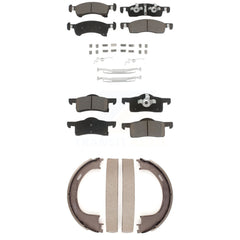 Transit Auto KCN-100768 Disc Brake Pad for 2002 Ford Expedition - Front and Rear product image