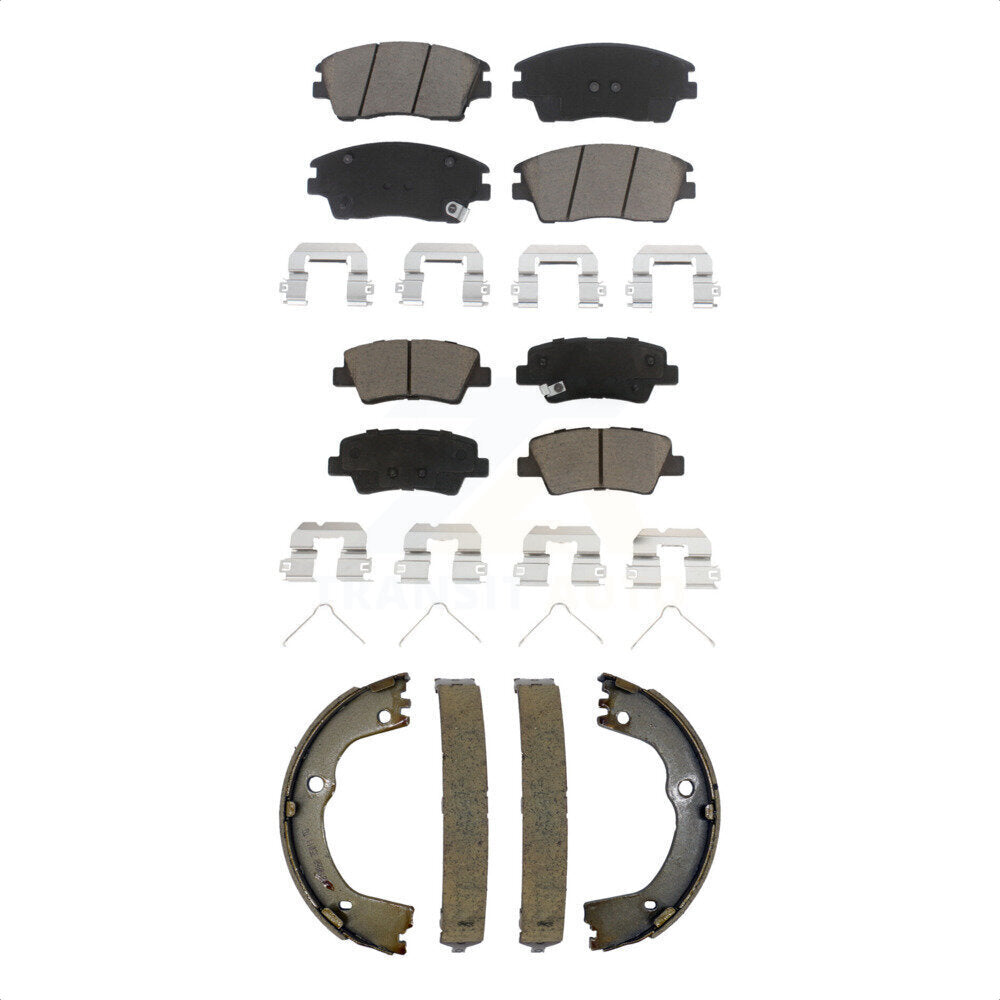 Transit Auto KCN-100778 Disc Brake Pad for 2016-2022 Hyundai Tucson, Kia Sportage - Front and Rear product image