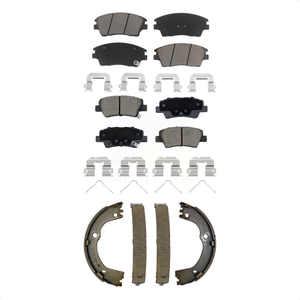 Transit Auto KCN-100780 Disc Brake Pad for 2017-2022 Hyundai Tucson, Kia Sportage - Front and Rear product image