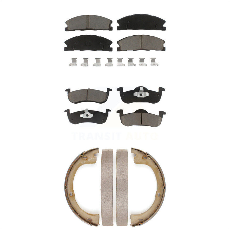 Transit Auto KCN-100782 Disc Brake Pad for 2017-2019 Lincoln MKT - Front and Rear product image