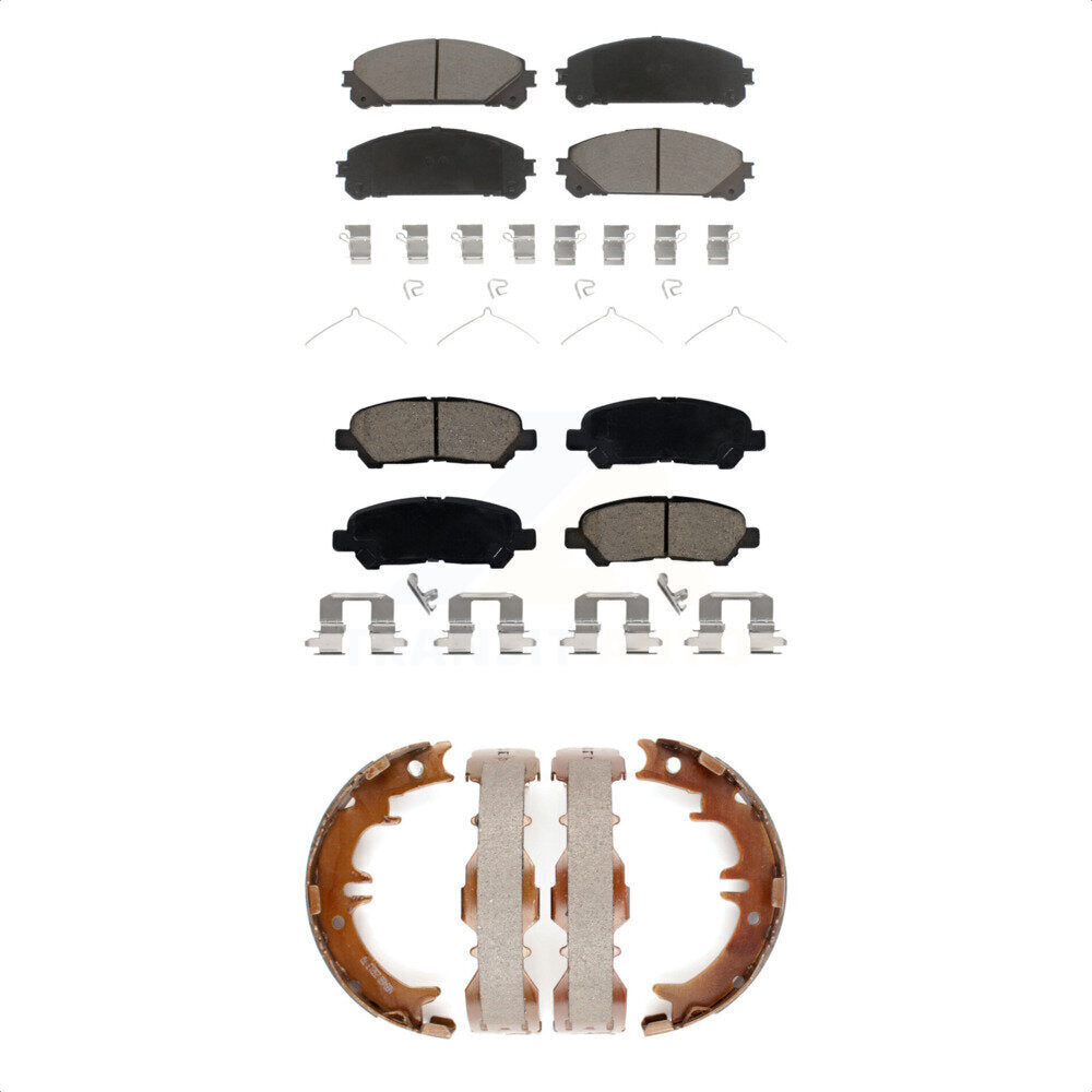 Transit Auto KCN-100783 Disc Brake Pad for 2008-2013 Toyota Highlander - Front and Rear product image