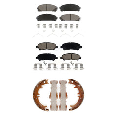 Transit Auto KCN-100783 Disc Brake Pad for 2008-2013 Toyota Highlander - Front and Rear product image