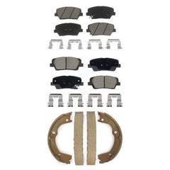 Transit Auto KCN-100785 Disc Brake Pad for 2010-2013 Kia Sorento, Hyundai Santa Fe - Front and Rear product image