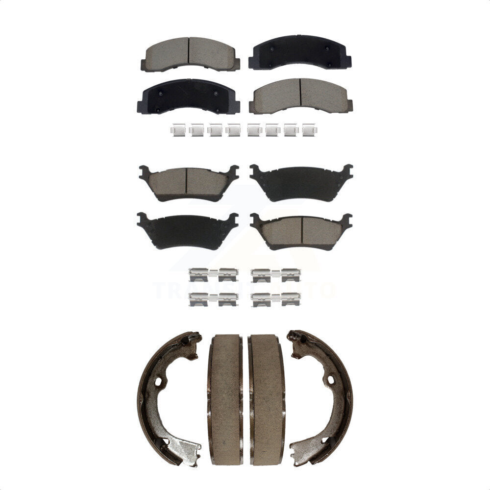 Transit Auto KCN-100786 Disc Brake Pad for 2018-2020 Ford F-150 - Front and Rear product image